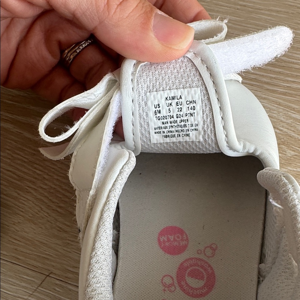 Toddler stride rite 360 white shoes - Picture 3 of 5